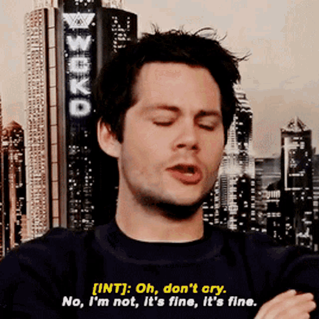 a man says intj oh don 't cry