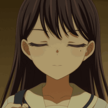 a close up of a girl with closed eyes