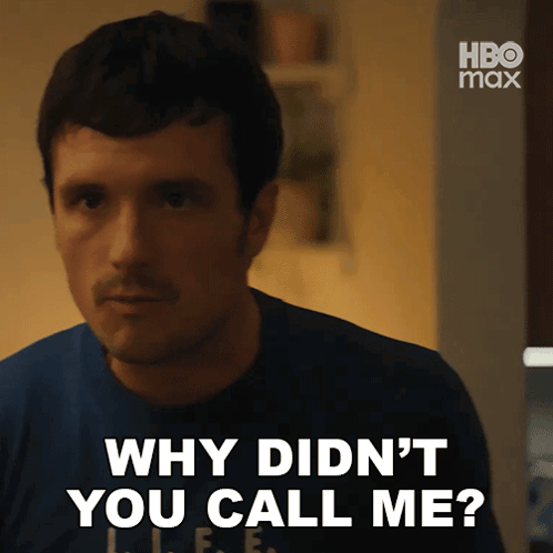 A man from I Love LA asks, “WHY DIDN'T YOU CALL ME?”