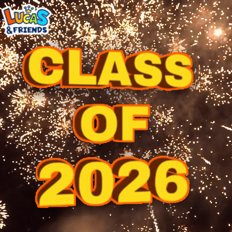 a lucas and friends advertisement with fireworks in the background
