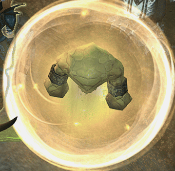 a turtle is surrounded by a glowing circle