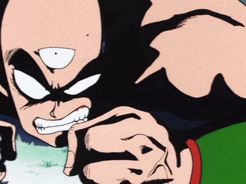 a close up of a cartoon character 's face with one eye