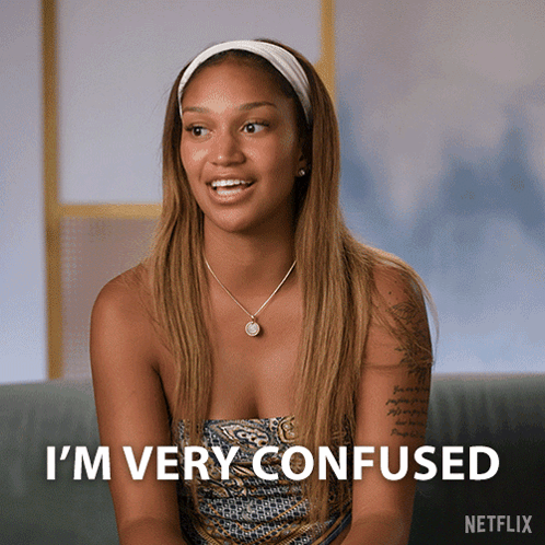 Sydney from Temptation Island says, “I'M VERY CONFUSED.”