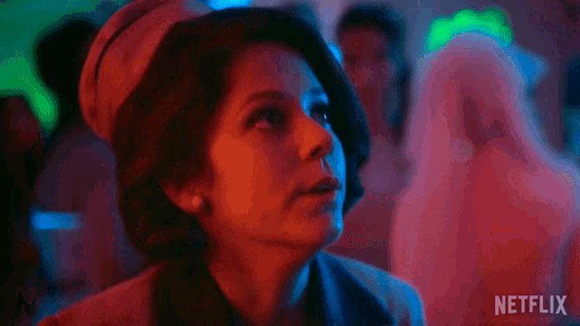 a netflix ad shows a woman in a nurses outfit
