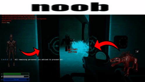 a screenshot of a video game with the word noob on top