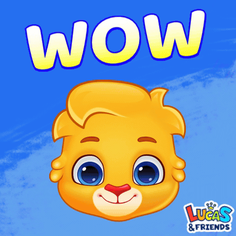a lucas and friends advertisement with a cartoon face
