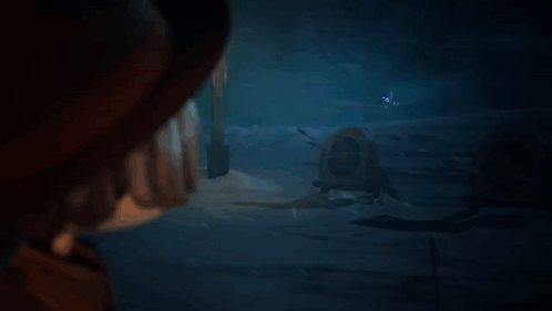 a cartoon character has a speech bubble that says hello