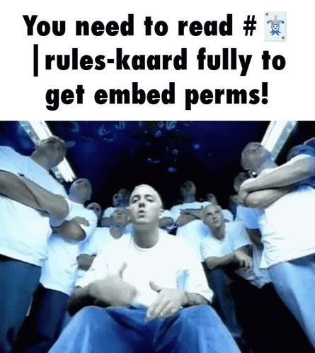 a man sitting in front of a group of people with the words you need to read # rules-kaard fully