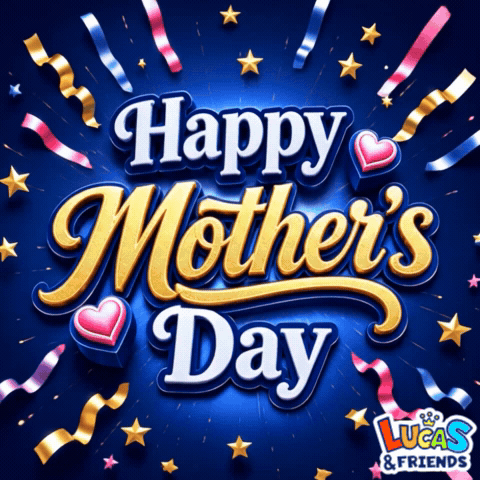 a happy mother 's day greeting card from lucas and friends