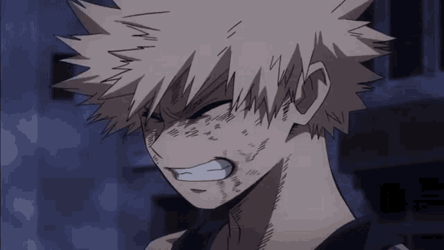 a close up of a cartoon character with a very angry expression