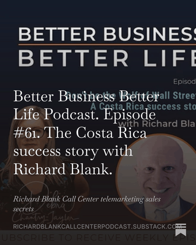 a poster for a better business better life podcast