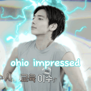 a man wearing a tank top with the word ohio impressed on the bottom