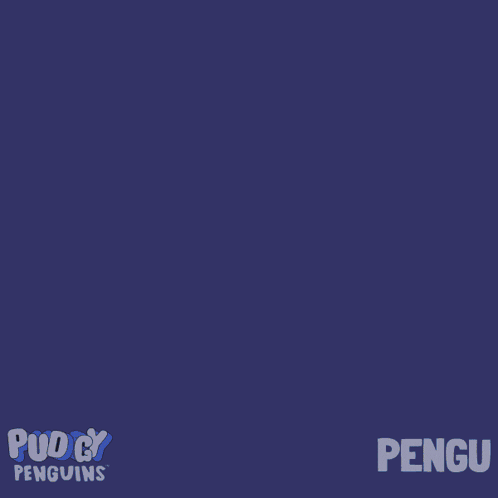 a penguin is holding a sign that says " peace "
