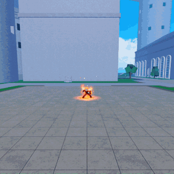 a computer generated image of a fireball being thrown in a video game