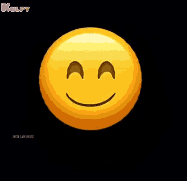a smiley face with the word yeah written below it