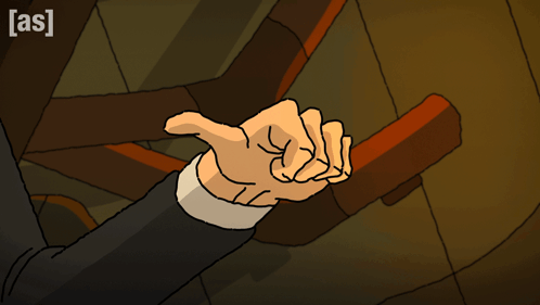 a cartoon drawing of a hand giving a thumbs up with the letters [ as ] in the corner
