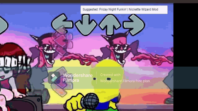 a screenshot of a video game called friday night funkin '