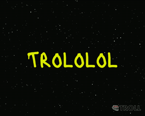 a troll holding a cake in a portal with the words sidelined below him