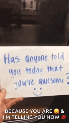 A handwritten card reads “Because you are a limitlessly you now” with a heart.