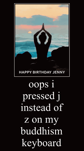 a poster that says happy birthday jenny on it