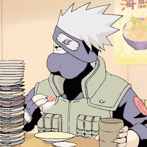 Kakashi Kakashieating GIF