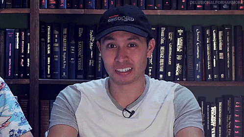 a man wearing a hat that says unbound