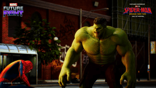the hulk is featured in a marvel future fight video game