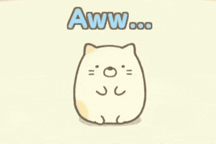 a cartoon of a cat crying with tears running down its face .