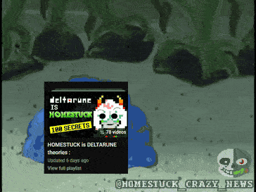 a video game called homestuck is deltarune