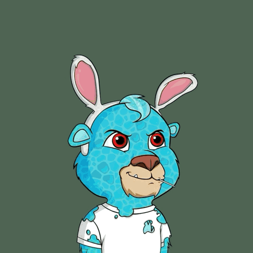 a cartoon leopard wearing a hat that says " lazy reroll that cub "