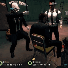 a video game is being played with objectives activated defend the warehouse