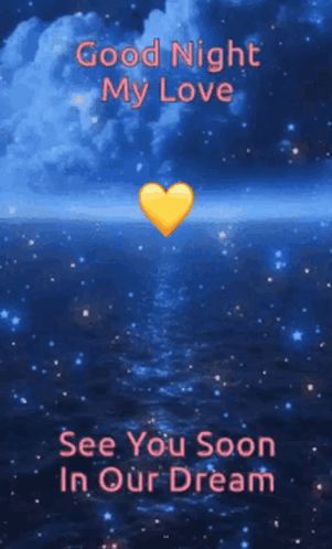 a good night my love see you soon in our dream