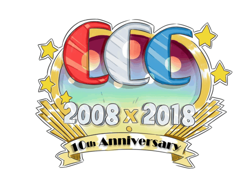 a logo for the 10th anniversary of the ccs